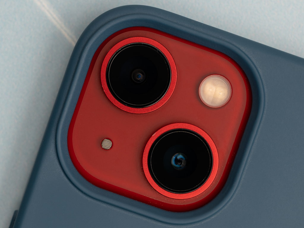 Silikonový kryt na iPhone 13 - Modrý - 2